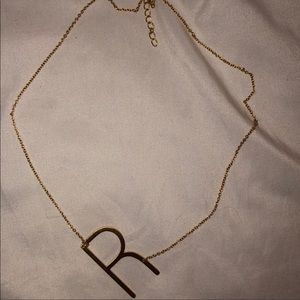 Anthropologie “R” necklace